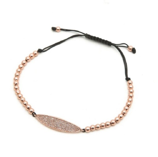Női csúsztatható zárral karkötő gyöngyökkel H165