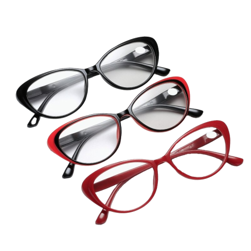 Női dioptriás szemüveg +1,00
