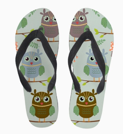 Női flip-flop papucs állati motívummal