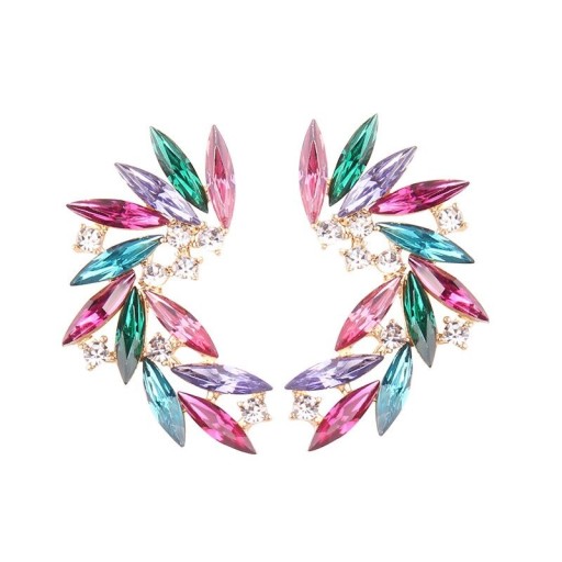 Női fülbevaló strasszokkal H809