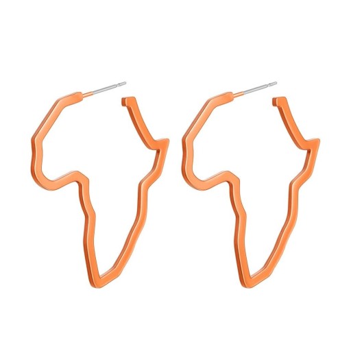 Női lógó fülbevaló Afrika