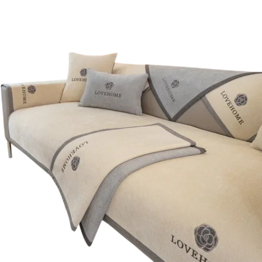 Non-slip Chenille Sofa Cover 70 x 70 cm Protective Seat Cushion for Sofa and Couch in Living Room Against Wear and Dirt
