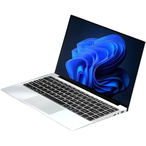 Notebook 14,1" IPS skærm Full HD 1920 x 1080 Intel 10. generation 12 GB LPDDR4 RAM 512 GB SSD batteri 5000 mAh Windows 11 Sølv til rejser