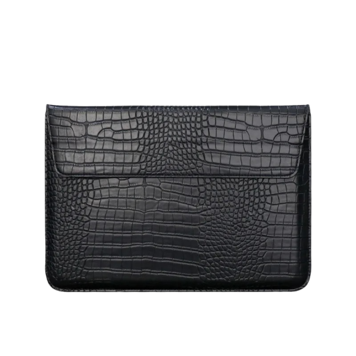 Notebooktasche aus Leder mit Krokodilmuster für MacBook, Huawei 13 Zoll, 35 x 24,5 cm