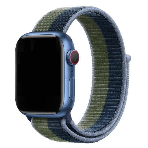 Nylon färgglad rem för Apple Watch 42 mm / 44 mm / 45 mm