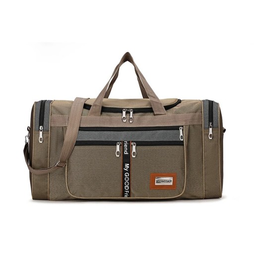 Nylon utazó sport válltáska 60 x 24 x 31 cm nagy kapacitású hétvégi táska fitnesz poggyász könnyű vízálló táska
