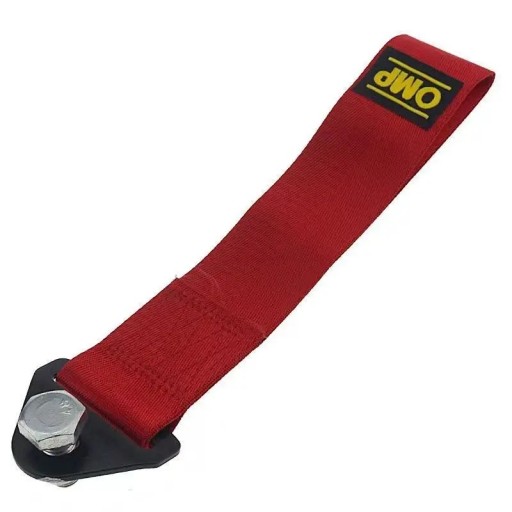 Nylonový tažný popruh 26 cm Vysokopevnostní tažná lana pro automobily Závodní vůz Přívěs Šroubové upevnění 2 tuny Odolný popruh