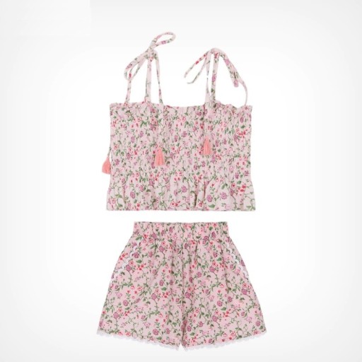 Oberteil und Shorts für Mädchen L1446