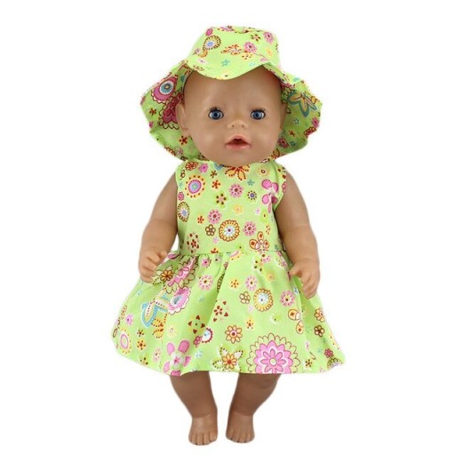 Oblečenie pre bábiky s klobúčikom