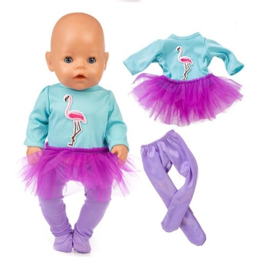 Oblek pre bábiky so sukňou