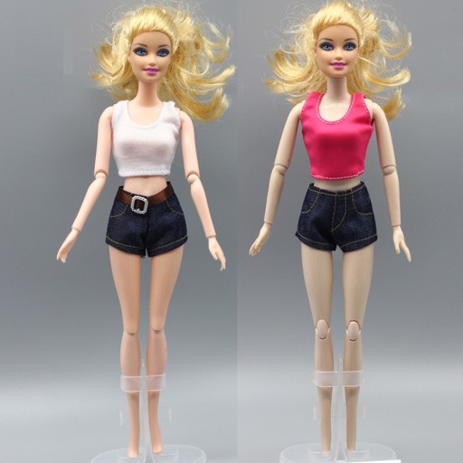 Oblek pre Barbie Tielko a kraťasy