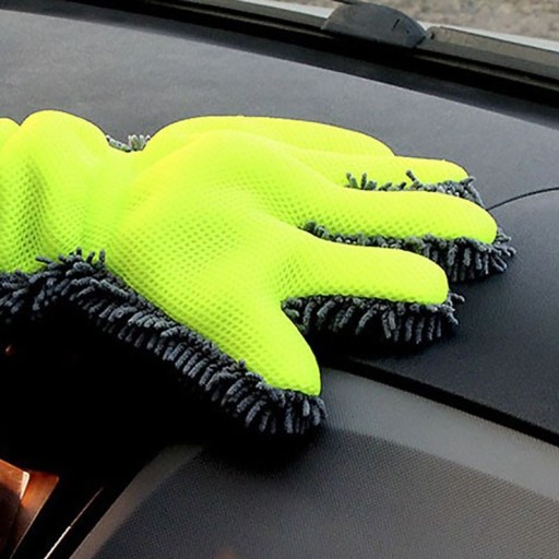 Obojstranná umývacie rukavice na auto