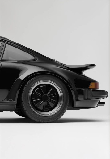 Obraz na ścianę Porsche 911 zadni pohled 30 x 42 cm Plátěny druk bez ramy Stylowa automobilowa dekoracja ścienna do mieszkania biura