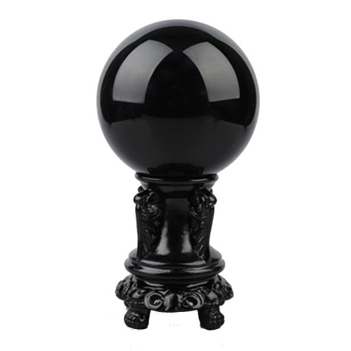 Obsidian-pallo jalustalla