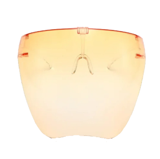 Occhiali da ciclismo a visiera intera con protezione UV400 Maschera sportiva per il viso Maschera anti-riflesso contro la polvere Schermo protettivo anti-appannamento