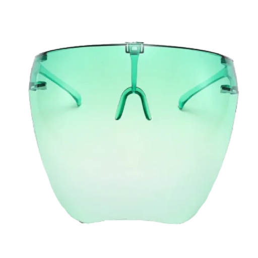 Occhiali da ciclismo a visiera intera con protezione UV400 Maschera sportiva per il viso Maschera anti-riflesso contro la polvere Schermo protettivo anti-appannamento