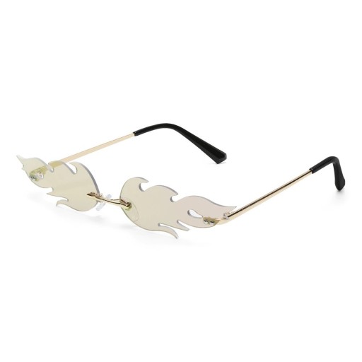Occhiali da sole da donna a forma di fiamma