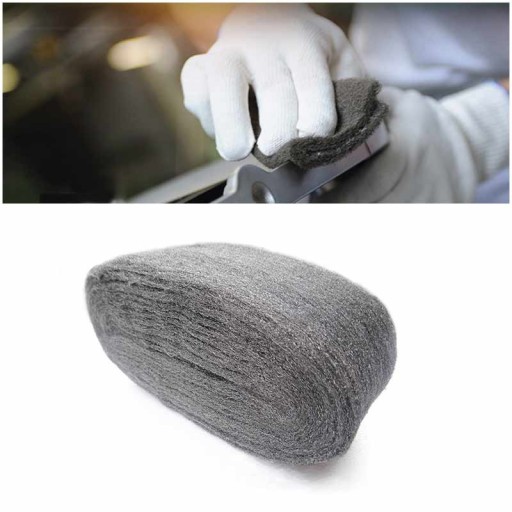Ocelová vlna na leštění kovu