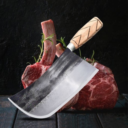 Ocelový řeznický nůž