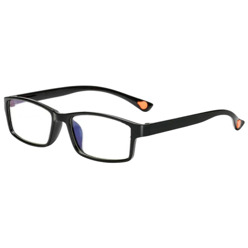 Ochelari de citit negri cu filtru de lumină albastră, dioptrie +1.00, ochelari unisex TR90 rezistenți, protecție pentru ochi atunci când lucrați la calculator și citiți
