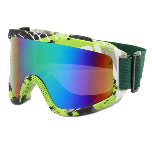 Ochelari de schi pentru femei anti-aburire impermeabili UV400 Ochelari de schi snowboard pentru femei 16,9 x 8,8 cm