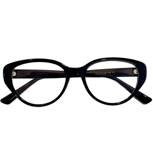Ochelari de vedere cu lentilă tip cat eye din plastic pentru distanța -3.50 Design elegant Filtru albastru împotriva luminii albastre Protecție pentru ochi atunci când lucrați la computer