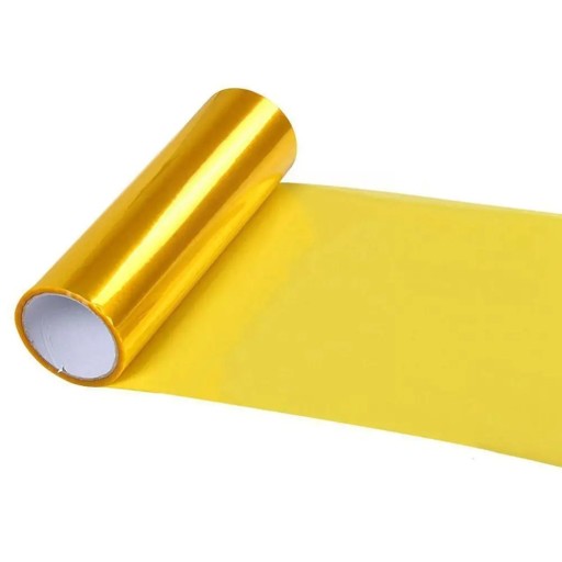 Ochranná fólia na svetlomety žltá 60x150 cm Samolepiace fólie na predné a zadné svetlá Protislnečná vinylová fólia pre auto aj moto