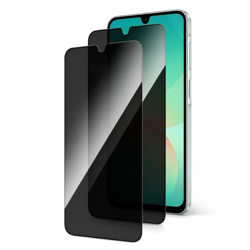 Ochranné sklo na Samsung A15 Ztmavující anti spy 2 ks Tvrzené sklo Tvrdost 9H 4K HDR Černé Odolné Ochrana displeje a soukromí mobilu