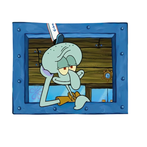 Octopus Squidward Wall Tapestry 60 x 90 cm SpongeBob Cartoon Decoration Hanging Fabric Tapestry Bedroom Children's Room Aesthetic Background