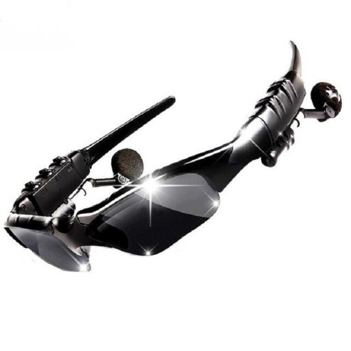 Óculos com auriculares bluetooth handsfree