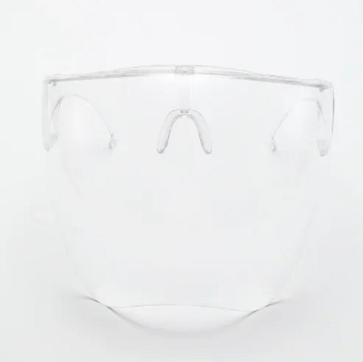 Óculos de ciclismo de rosto inteiro com proteção UV400 Máscara desportiva Anti-reflexo máscara contra poeira Escudo de proteção contra embaciamento