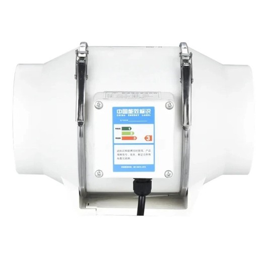 Odsávací ventilátor 220x70 mm 35 W Tichý potrubní ventilátor 2600 ot./min 120 m³/h Domácí koupelnový a kuchyňský nástěnný čistič vzduchu