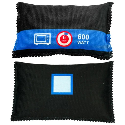 Odvlhčovacie vrecko do auta 18 x 11 cm Čierne vrecko s minerálnou náplňou Opakovane použiteľný Pohlcovač vlhkosti s indikátorom