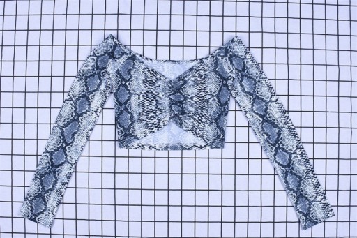 Off-shoulder crop top til kvinder A820
