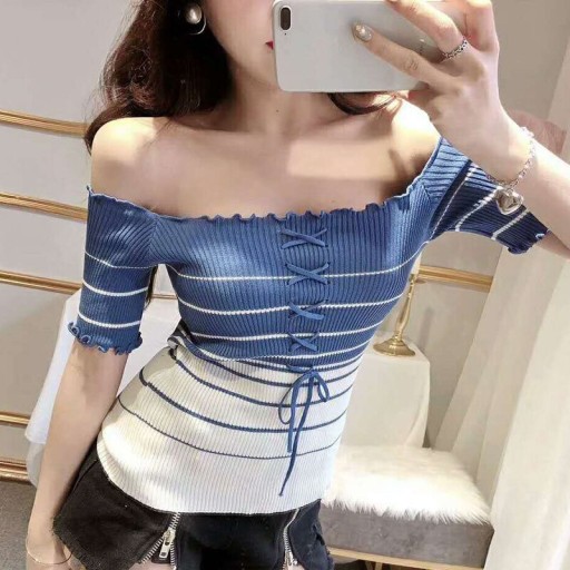 Off-shoulder-topp för damer A799