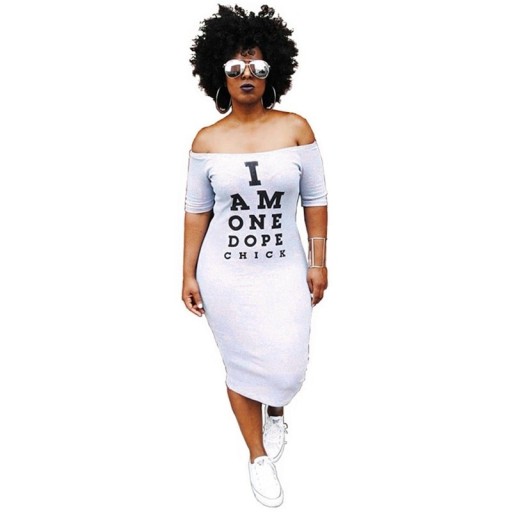 Off-shoulderjurk voor dames