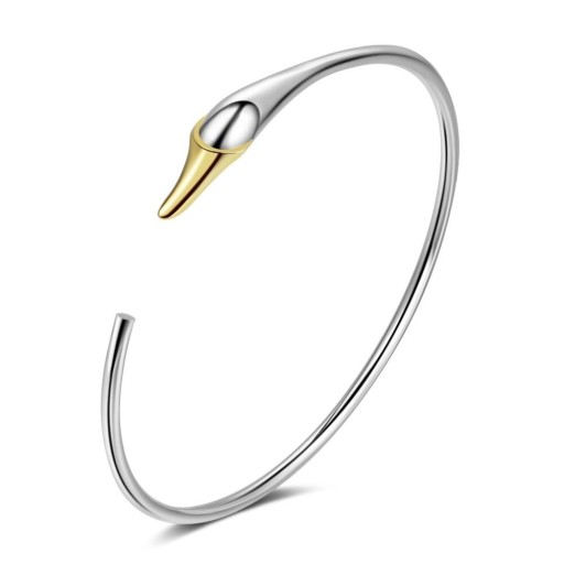Offenes Damenarmband mit Steinen H129