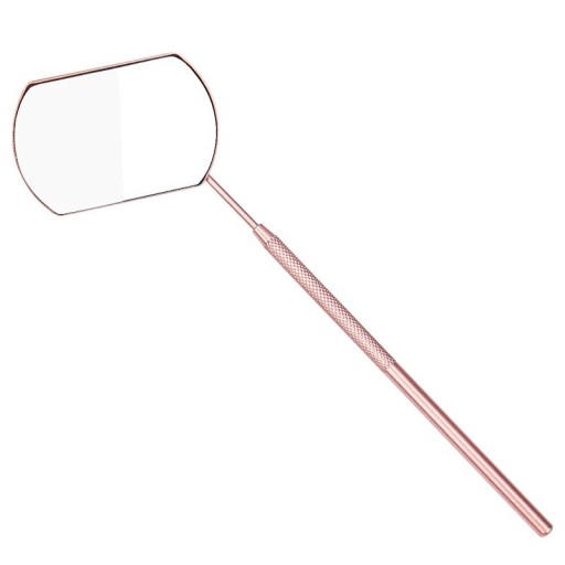 Oglindă pentru extensii de gene, mâner lung de 14,5 x 6 x 4 cm, oglindă cu mărire, instrument cosmetic pentru grefarea genelor false Oglindă pentru extensii de gene, mâner lung de 14,5 x 6 x 4 cm, oglindă cu mărire, instrument cosmetic pentru grefarea genelor false