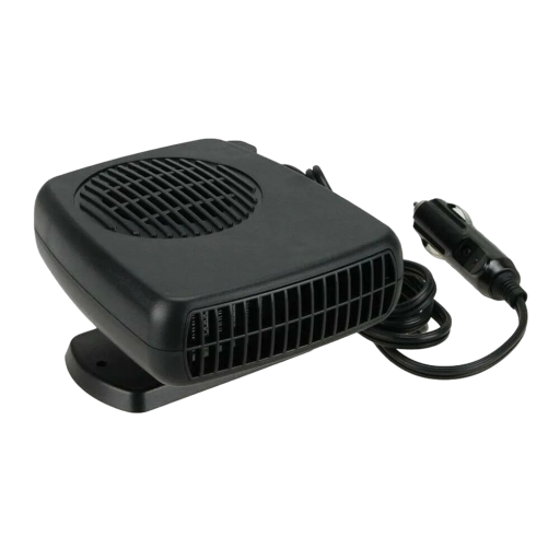 Ohřívač vzduchu do auta 12V 200W přenosné topení do auta s nastavitelným směrem foukání pro odmrazování čelního skla a vytápění kabiny