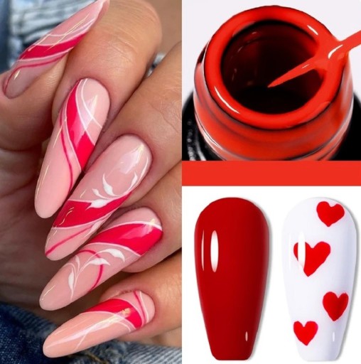 Oja cu gel pentru decorare Liner de lungă durată Oja cu gel Oja cu linie subțire Oja cu gel cu perie subțire ascuțită pentru decorare