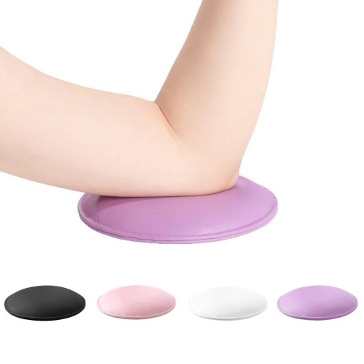 Okrúhla podložka pod lakeť 152 x 152 x 25 mm z mikrovlákna Profesionálna protisklzová opierka pre kozmetičky a nechtárky