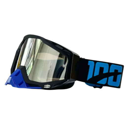 Okulary ochronne motocyklowe z przezroczystym szkłem 19 x 11 cm Okulary motocyklowe Ochrona UV Oprawka TPU Odporne na uderzenia Okulary do jazdy po drogach i w terenie