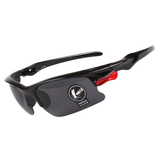 Okulary przeciwsłoneczne do jazdy na rowerze i jazdy samochodem 7,1 x 4,1 cm Czarne okulary sportowe Lekka oprawka Akcesoria rowerowe dla mężczyzn i kobiet