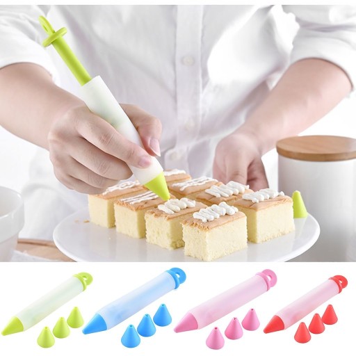Ołówek dekorujący wyroby cukiernicze z załącznikami 5 szt
