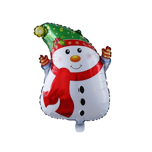 Om de zăpadă cu balon din folie de Crăciun