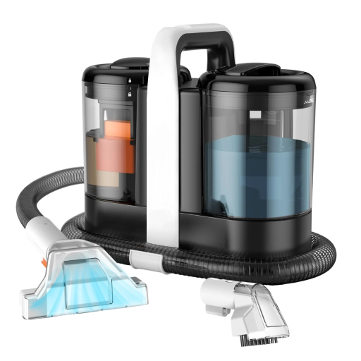 OMESER W07 φορητός καθαριστής χαλιών 15KPa 600W ισχυρός καθαριστής ταπετσαρίας ειδικός για κατοικίδια καναπέδες καθίσματα αυτοκινήτου λεκέδες