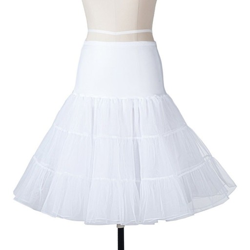 Onderrok onder een rok of jurk