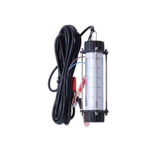 Onderwater vislamp 120 W 205×50 mm LED 240 diodes roestvrij staal kabel 7 m voor het aantrekken van vissen tijdens het vissen