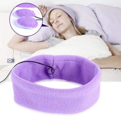 Opaska do spania ze słuchawkami