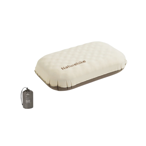 Opblaasbaar reiskussen 52 x 32 x 12 cm TPU-schuim waterdicht kussen Opvouwbaar lichtgewicht kussen voor kamperen en wandelen 160 g